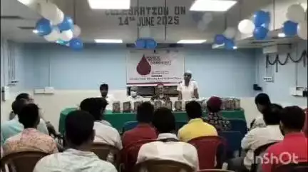 ছাতনা: বাঁকুড়ার ছাতনা সুপার স্পেশালিটি হাসপাতালে বিশ্ব রক্তদাতা দিবস উপলক্ষে একটি রক্তদান শিবিরের আয়োজন