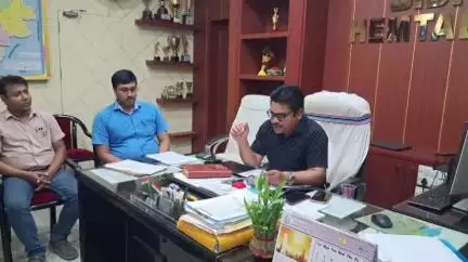 হেমতাবাদ: হেমতাবাদ বিডিও অফিসে সর্বদলীয় বৈঠক অনুষ্ঠিত