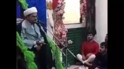 सुल्तानपुर: सुल्तानपुर के खैराबाद में ईद-ए गदीर पर महफिल में मौलाना सईद हसन रज़ाई ने हजरत अली की वेलायत पर दिया भाषण