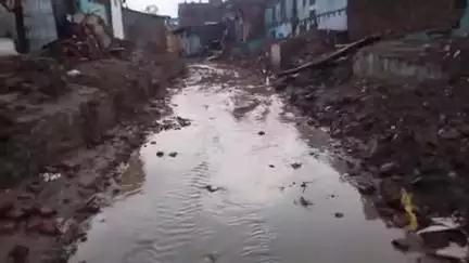 बरही: ग्राम पंचायत नदावन में भ्रष्टाचार की भेंट चण रही रोड