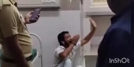 ಹಾಸನ: ಕಳ್ಳತನದ ಆರೋಪದಲ್ಲಿ ಯುವಕನಿಗೆ ಥಳಿಸಿ ಮೃಗೀಯ ವರ್ತನೆ: ನಗರದ HIMS ಆಸ್ಪತ್ರೆಯಲ್ಲಿ ಘಟನೆ