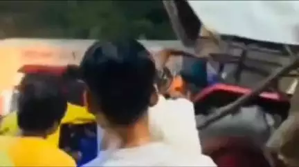 नारनौल: महता चौक पर ट्रैक्टर चालक ने दो बाइकों को मारी टक्कर, एक व्यक्ति और एक महिला घायल