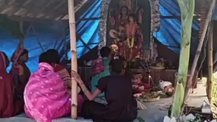 মুরারই ২: আমডোল আশ্রম পাড়ায় জৈষ্ঠ মাসের সংক্রান্তি উপলক্ষে মা মনসার বিশেষ পুজোপাঠে আয়োজন করা হলো