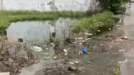 अंबाजोगाई: शहरातील अमृतेश्वर वसाहतीत दुर्गंधी दूर करण्याची नागरिकांची मागणी #Jansamasya