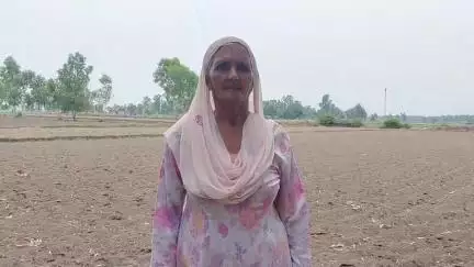 पीलीभीत: गांव चकपुर में विधवा महिला की जमीन पर भतीजे कर रहे हैं कब्जा, विरोध करने पर दी धमकी