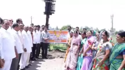 अजित पवार गटाचे विधानसभा अध्यक्ष डॉ योगेश क्षीरसागर हस्ते एन के कॉलनीत विविध ठिकाणी विकास कामांचे उद्घाटन केले