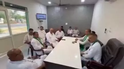 जगाधरी: हरिद्वार में 16 से 18 जून तक होने वाले भूकिये चिंतन शिविर को लेकर ज़िला अध्यक्ष ने रादौर ज़िला कार्यालय में की बैठक