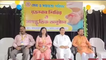 মোহনপুর: সেবা ও সহায়তা পরিষদের উদ্যোগে রক্তদান শিবিরে উপস্থিত মন্ত্রী টিঙ্কু রায় আগরতলা প্রেসক্লাবে