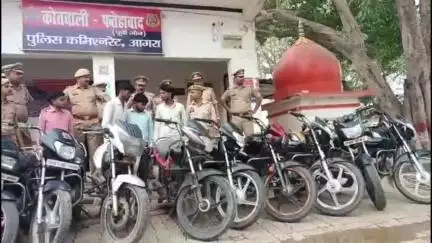 फतेहाबाद: फतेहाबाद पुलिस को मिली बड़ी सफलता, सर्विस रोड से चार बाइक चोरों को किया गिरफ्तार, 14 बाइक बरामद