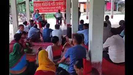 কমলপুর: শান্তিরবাজারে CPI(M )এর এক সাধারণ সভা অনুষ্ঠিত হয়