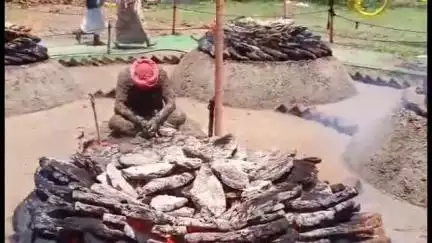 देवास नगर: देवास: शीलनाथ धुनी संस्थान में संत संतोष नाथ जी की 41 दिनों की तपस्या जारी, 37 दिन हुए पूर्ण