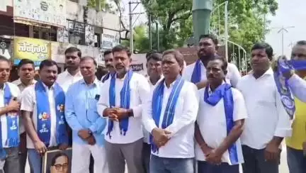 జగిత్యాల: పట్టణంలో అంబేడ్కర్‌ స్మరణ కార్యక్రమం, పాల్గొన్న డీసీఏంఎస్ ఛైర్మన్ ఎల్లాల శ్రీకాంత్ రెడ్డి