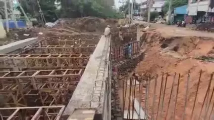 ఈదరపల్లిలో శరవేగంగా వంతెన నిర్మాణం, తీరనున్న ట్రాఫిక్ కష్టాలు