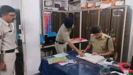 मंदसौर: SP ने नई आबादी थाना व अन्य थानों का किया औचक निरीक्षण, व्यवस्थाओं का लिया जायजा