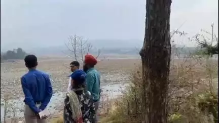 थानेसर: हरियाणा सरस्वती धरोहर विकास बोर्ड के उपाध्यक्ष धुमन सिंह किरमच ने टोंस नदी का दौरा किया