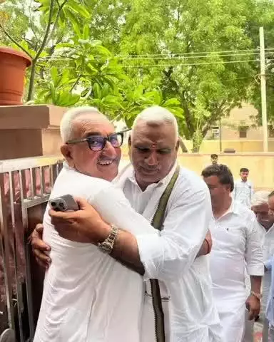 सिवाना: सिवाना विधायक हमीर सिंह भायल ने राजस्थान सरकार के गृह एवं उद्योग राज्य मंत्री का किया स्वागत-सत्कार