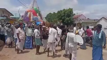 నిర్మల్: మామడ మండలం పొన్కల్ గ్రామంలో గ్రామాభివృద్ది కమిటి అధ్వర్యంలో ఘనంగా సలేంద్రుని పండుగ