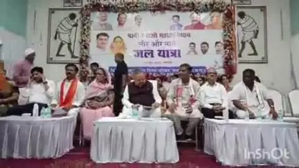 राजनांदगांव: शहर के गांधी सभागृह में पानी बचाओ महाअभियान के अंतर्गत आयोजित कार्यक्रम में विधानसभा अध्यक्ष डॉ. रमन सिंह हुए शामिल