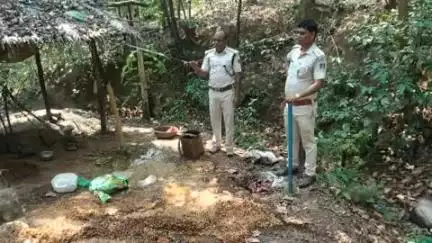 ବୌଦ୍ଧ ସଦର: ବୌଦ୍ଧ ଅବକାରୀ ମୋବାଇଲ ସ୍କ୍ୱାଡ଼ର ଜଡ଼ାପାଲ ଜଙ୍ଗଲରେ ଚାଲିଥିବା ଦେଶୀ ମଦ ତିଆରି ଆଡାରେ ଚଢ଼ାଉ ବିପୁଳ ପୋଚ ଓ଼ ମଦକୁ ଜବତ କରି ନଷ୍ଟ