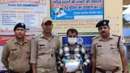 पाटी: चंपावत पुलिस ने नशा तस्करों के खिलाफ बड़ी कार्रवाई की, पाटी क्षेत्र से 1 किलो 222 ग्राम चरस के साथ एक अभियुक्त गिरफ्तार