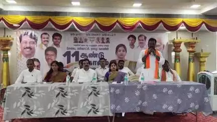 பொன்னேரி: குற்றப் பின்னணி உள்ளவர்களை நீக்கும் தைரியம் பாஜகவுக்கு மட்டுமே உள்ளது மாநிலச் செயலாளர் ஆனந்தபிரியா பேட்டி