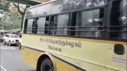 ஆனைமலை: அரசு பஸ் பேருந்து நிறுத்தத்தில் நிற்க வேண்டுமா?  அங்கலக்குறிச்சியில் பரபரப்பு #localissue