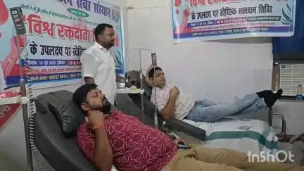 जमुई: सदर अस्पताल के ब्लड बैंक केंद्र में प्रबोध जन सेवा संस्थान ने रक्तदान शिविर का किया आयोजन