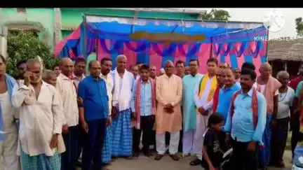 बगहा: बगहा में भाजपा द्वारा विकसित भारत संकल्प सभा का आयोजन किया गया