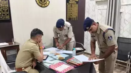 राजगढ़: राजगढ़ जिले के थानों का एसपी सहित पुलिस अधिकारियों ने किया निरीक्षण