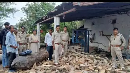 राजगढ़: ब्यावरा वन मंडल परिक्षेत्र ने सुठालिया क्षेत्र में आरा मशीनों का औचक निरीक्षण किया