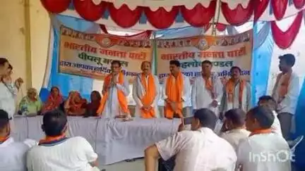 पीपलू: कस्बे के शिवालय परिसर में भाजपा पीपलू व गहलोद मंडल की कार्यशाला में विधायक रामसहाय वर्मा ने की शिरकत