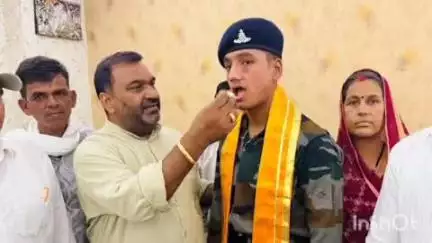 मावली: नीमड़ी गांव के तोयेश चौबीसा का भारतीय सेना में चयन, विधायक डांगी ने किया स्वागत एवं अभिनंदन