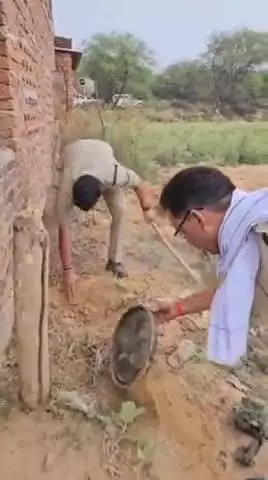 लहार: लहार अनुभाग के दबोह कस्बे में आबकारी विभाग की कार्रवाई