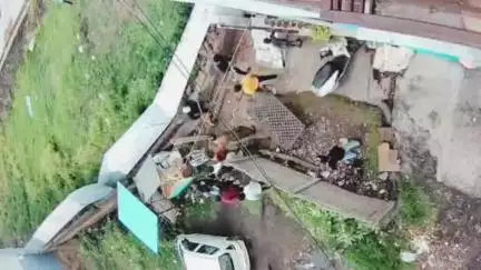 रतलाम: वेलफेयर सोसाइटी की बाउंड्री वॉल तोड़कर अवैध कब्जे का CCTV वीडियो वायरल, पुलिस पर आरोप