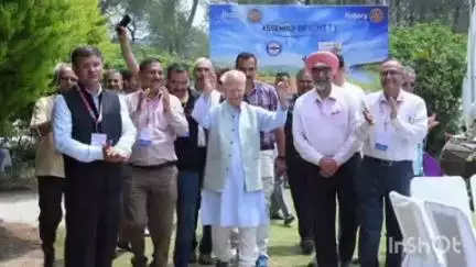 पालमपुर: पूर्व मुख्यमंत्री शांता कुमार ने रोटरी डिस्ट्रिक्ट 3070 की जिला असेंबली ऑफ़ यूनिटी के समापन समारोह में की शिरकत