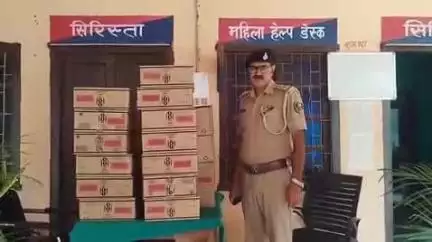 मांझी: मांझी पुलिस ने छापेमारी कर 198 लीटर अंग्रेजी शराब बरामद की, तस्कर फरार