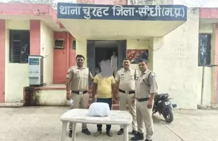 चुरहट: चुरहट पुलिस ने 2 किलो गांजे के साथ एक आरोपी को गिरफ्तार किया