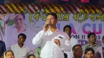 কেতুগ্রাম ২: কেতুগ্রাম ইয়ংস্টার ক্লাবের পরিচালনায় অনুষ্ঠিত হল MLA CUP-2025, ফুটবল প্রতিযোগিতার অনুষ্ঠানে হাজির বীরভূমের সভাধিপতি
