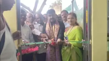 ಮುಳಬಾಗಿಲು: ನಗರದಲ್ಲಿ ಇಂದಿರಾ ಕ್ಯಾಂಟೀನ್ ಉದ್ಘಾಟಿಸಿದ ಶಾಸಕ ಸಮೃದ್ಧಿ ಮಂಜುನಾಥ್