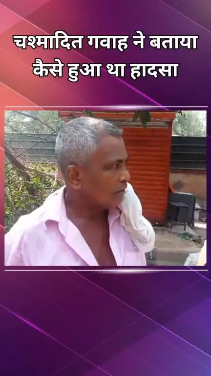 वसंत विहार: आर के पुरम: चश्मदीद गवाह ने हादसे का किया खुलासा, बताया पेड़ कैसे गिरा?