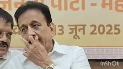 जळगाव: शेतकऱ्यांच्या कर्जमाफीच्या मुद्द्यावरून मंत्री गिरीश महाजन यांचा पलटवार जीएम फाउंडेशन येथे दिली माहिती