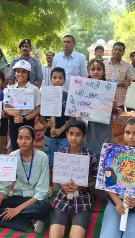 वंदे गंगा जल संरक्षण अभियान को लेकर विद्यार्थियों में जागरूकता की अलख दिखाई दी
