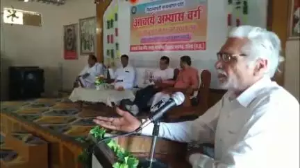 दतिया नगर: सरस्वती विद्या मंदिर भरतगढ़ दतिया में आयोजित आचार्य अभ्यास वर्ग का हुआ समापन