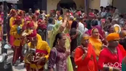किशनगढ़: किशनगढ़ शहर स्थित किन्नर हवेली से निकली भव्य शोभायात्रा, चाक पूजन के साथ हुआ स्वागत अभिनंदन