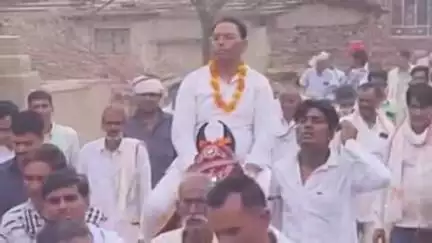 सपोटरा: चूरियाकी गाँव में 2 दिवसीय हरीकिर्तन दंगल व प्रतिभा सम्मान समारोह में विधायक ने की शिरकत, ग्रामीणों ने किया स्वागत