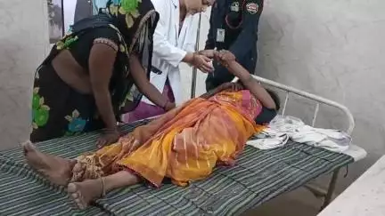 ग्राम खोखम में घर पर काम करते समय महिला को जहरीले सांप ने काटा, हालत बिगड़ी, परिजन सीएचसी अमरपाटन लेकर पहुंचे