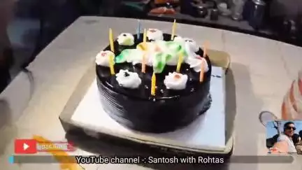 Rocky Raj और Rajveer ने हमारे लिए Surprise Cake Cut l Santosh with Rohtas l father's day #viral #happyfathersday