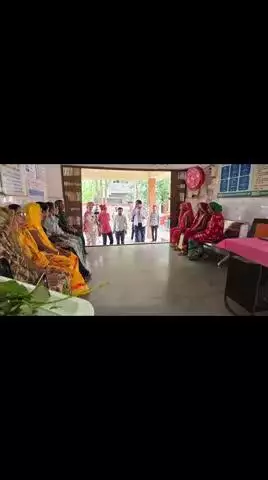 प्रा आ केंद्र येथे ऑनलाईन कामकाजाची पाहणी