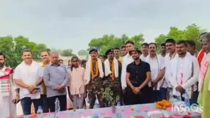 हंटरगंज: हंटरगंज में सांसद ने दो अग्निवीरों को सम्मानित किया, उन्हें देश का गौरव बताया