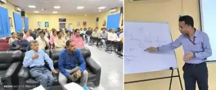 बरेका में #यूनिफाइड_पेंशन_स्कीम पर डीबीएम श्री वी. पी.कुमावत ने व्याख्यान प्रस्तुत किया जिसमे #UPS के विभिन्न पहलुओं, प्रणाली, प्रक्रिया और इसके अंतर्गत मिलने वाली सुविधाओं पर विस्तृत प्रकाश डाला गया। #railminindia #mygovindia #EBSB_Edumin